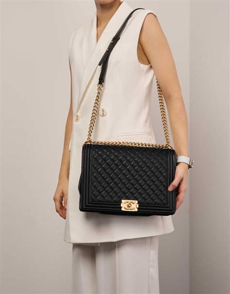 chanel classic flap vs boy bag|chanel boy flap bag price.